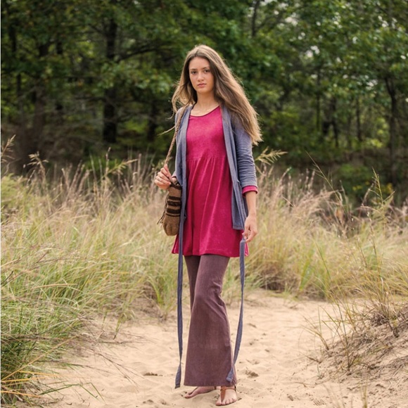 Bohemian Folk Clothing Bootleg Pants - Picture 1 of 4